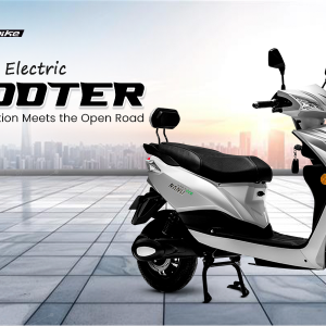 JOY E-BIKE Gen Next Nanu Eco High-Speed Electric Scooter, 1.86 Kwh Battery, 90 km Certified Range, 45 km/h Top Speed, Silver, Booking for Ex-Showroom With Charger