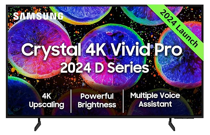 Samsung 138 cm (55 inches) D Series Crystal 4K Vivid Pro Ultra HD Smart LED TV UA55DUE77AKLXL